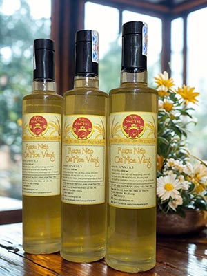 Nếp cái hoa vàng thủy tinh 500ml