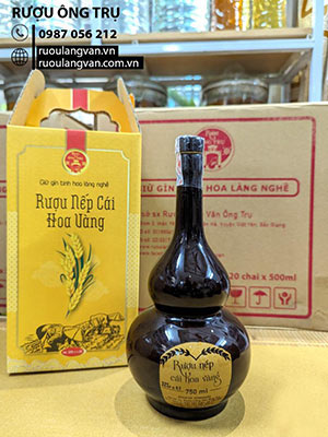 Nếp cái hoa vàng Hồ Lô 750 ml