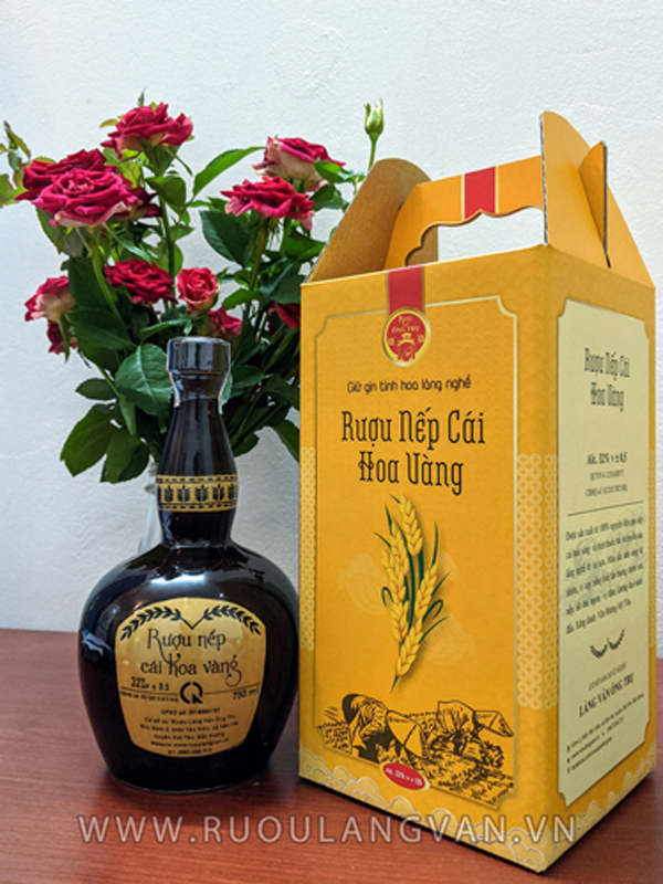 Bình gốm rượu ông trụ dung tích  750ml